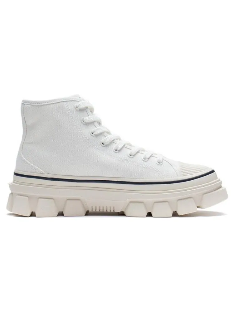 Кроссовки Li-Ning CF Classic Canvas Hi 'White Beige' — изображение 2 из 5, белый