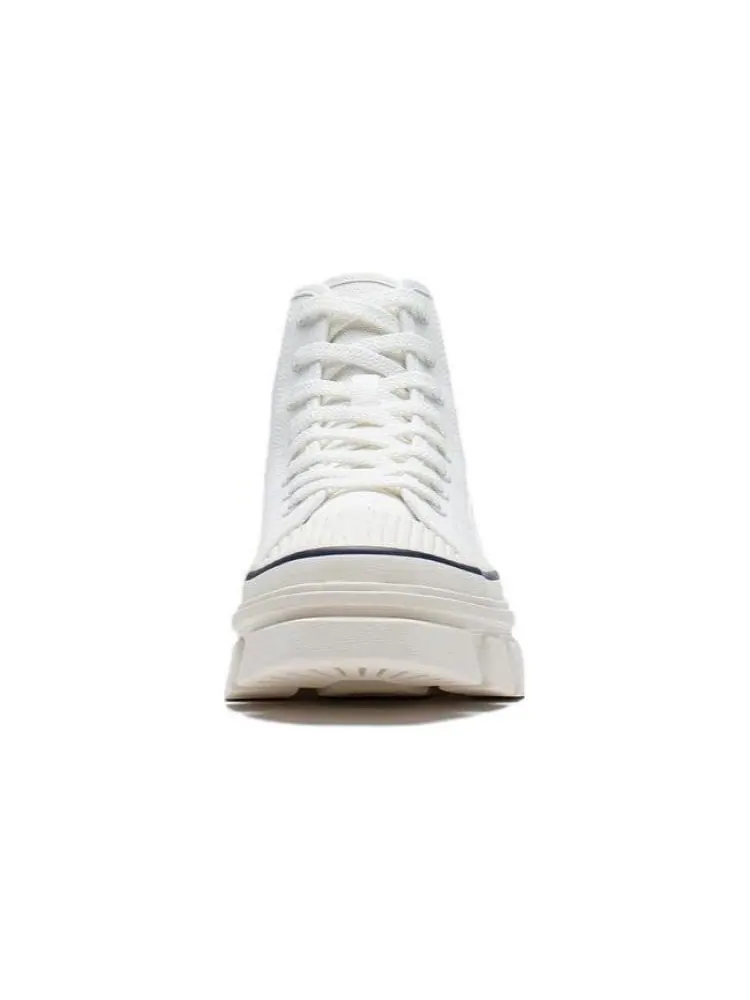Кроссовки Li-Ning CF Classic Canvas Hi 'White Beige' — изображение 4 из 5, белый