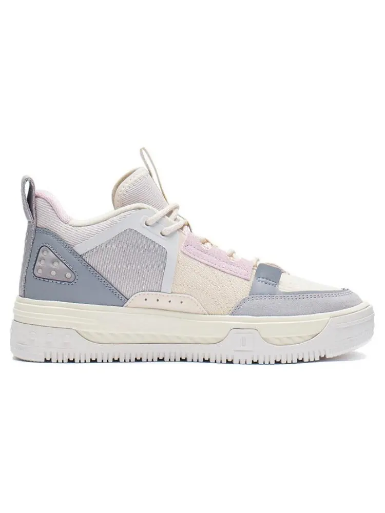 Кроссовки (WMNS) Li-Ning Xingchuan V1.5 'Grey Pink White' — изображение 2 из 4, серый