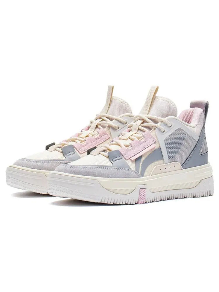 Кроссовки (WMNS) Li-Ning Xingchuan V1.5 'Grey Pink White' — изображение 3 из 4, серый