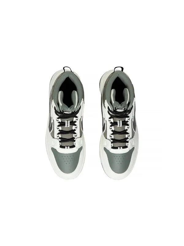 Кроссовки san yuan высокие 3м Li-Ning — изображение 4 из 4, белый/серый/зеленый