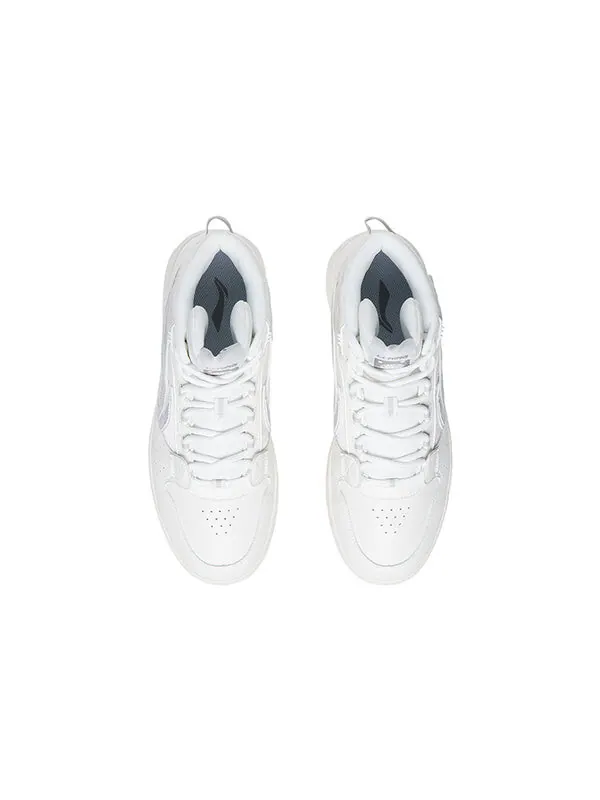 Кроссовки san yuan высокие 3м Li-Ning — изображение 4 из 4, белый/серый