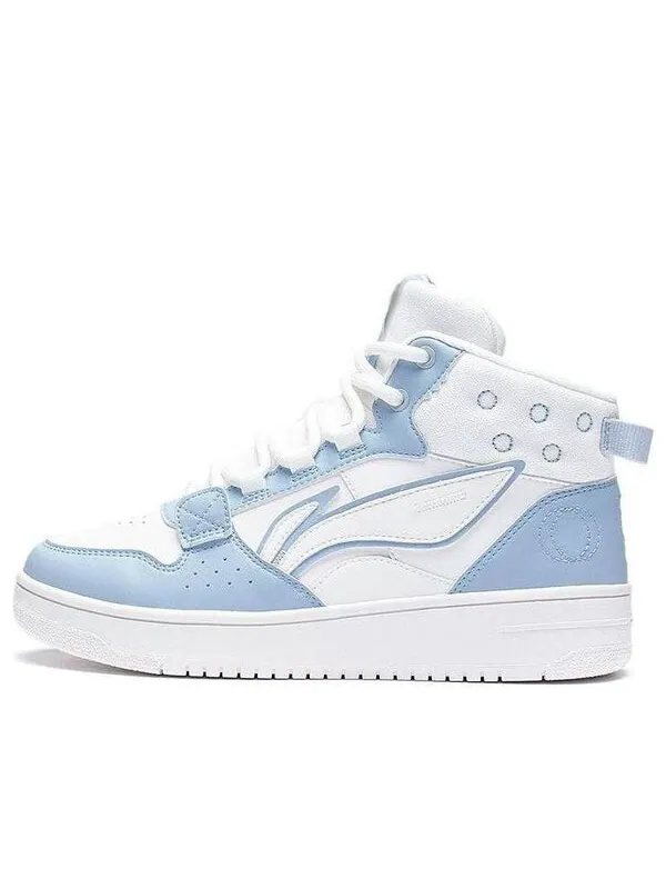 Кроссовки san yuan высокие 3м Li-Ning — изображение 1 из 4, белый/синий