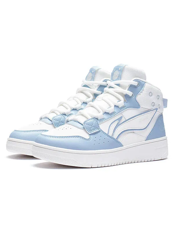 Кроссовки san yuan высокие 3м Li-Ning — изображение 3 из 4, белый/синий
