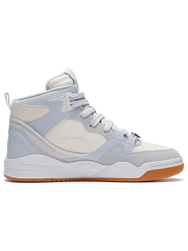 Кроссовки лунно- высокие Li-Ning — изображение 2 из 4, серый/белый/бежевый