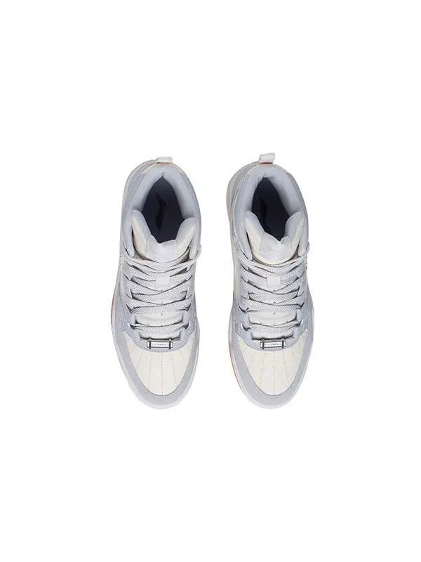 Кроссовки лунно- высокие Li-Ning — изображение 4 из 4, серый/белый/бежевый