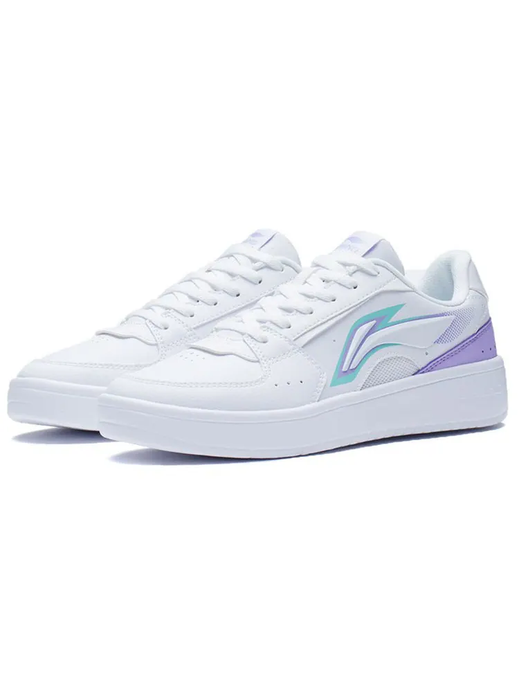 Li-Ning (WMNS) Ли-Нин Синхэ «Белая лаванда» — изображение 3 из 5, белый/фиолетовый/зеленый