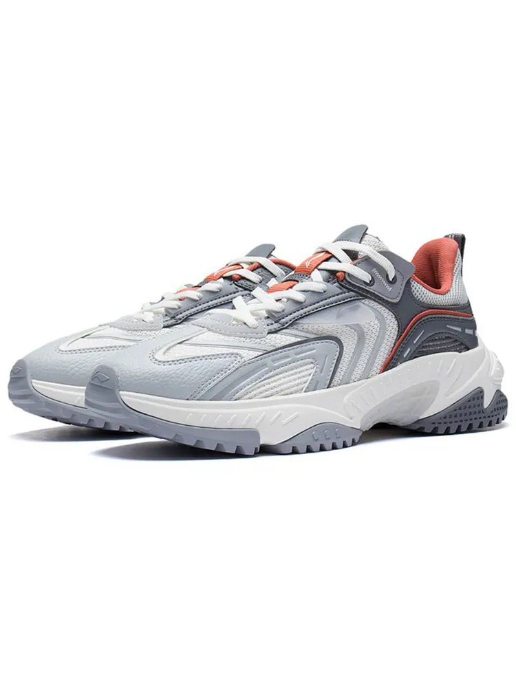 Кроссовки Li-Ning Xingji 'Grey White' — изображение 3 из 5, серый