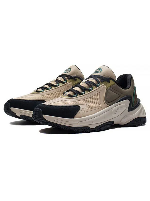 Кроссовки ретро коробка Li-Ning — изображение 3 из 4, коричневый/бежевый