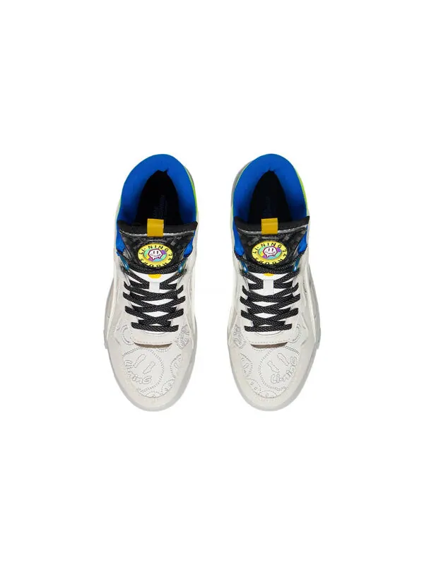 Кроссовки superwave mid Li-Ning — изображение 4 из 4, белый/синий/зеленый