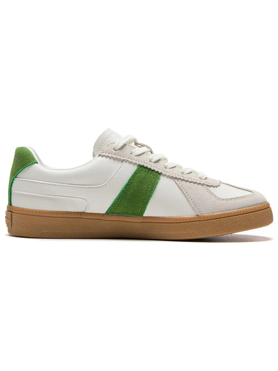 Кеды (WMNS) Li-Ning Skateboarding Low 'White Green' — изображение 2 из 7, белый