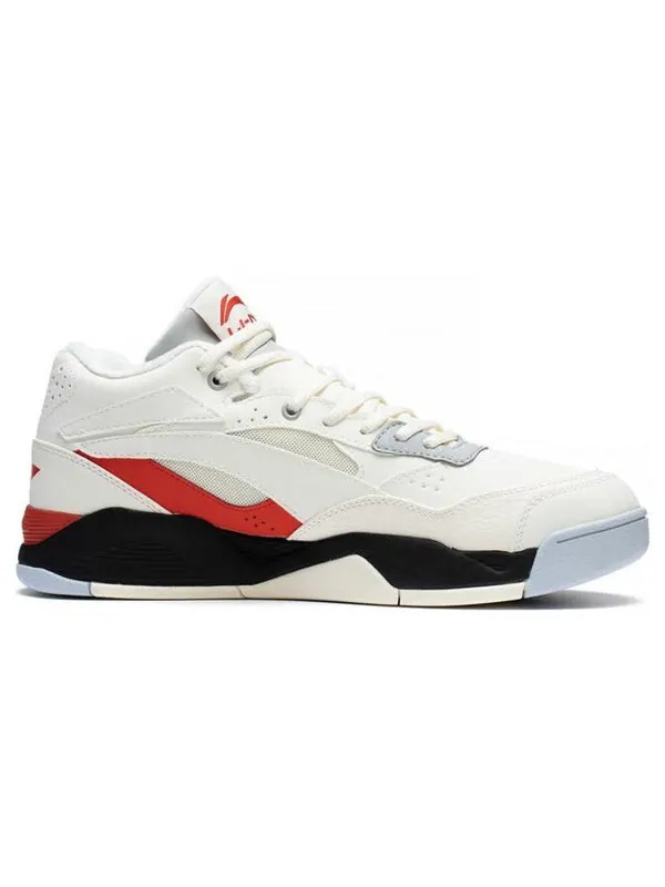 Кроссовки в bbs Li-Ning — изображение 2 из 4, белый/серый/красный