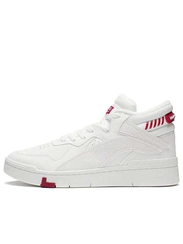 Кроссовки superwave mid Li-Ning — изображение 1 из 4, белый/красный