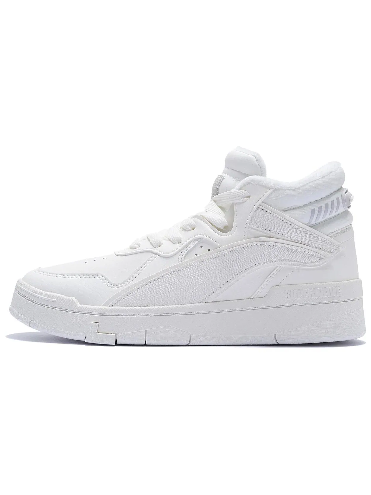 Кроссовки Lining Wave Skateboarding Mid-top — изображение 1 из 6, белый
