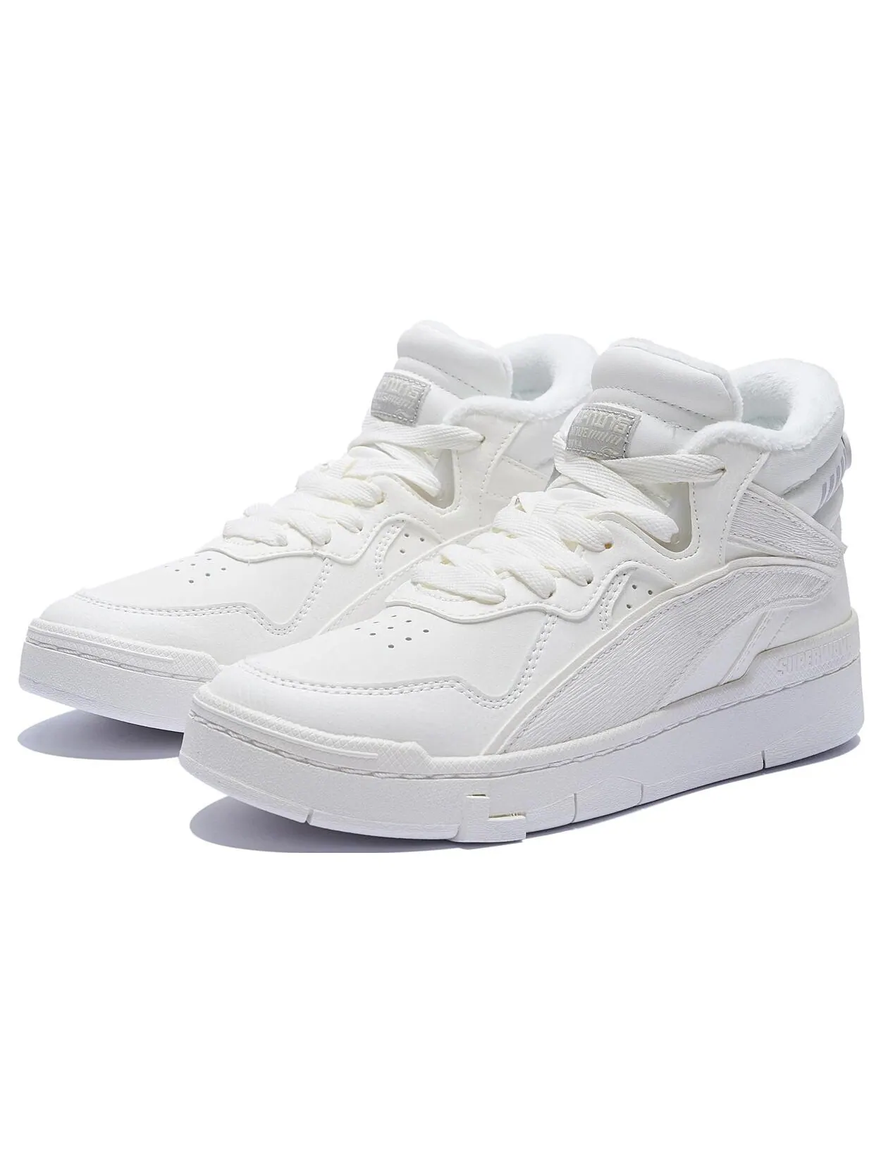 Кроссовки Lining Wave Skateboarding Mid-top — изображение 3 из 6, белый