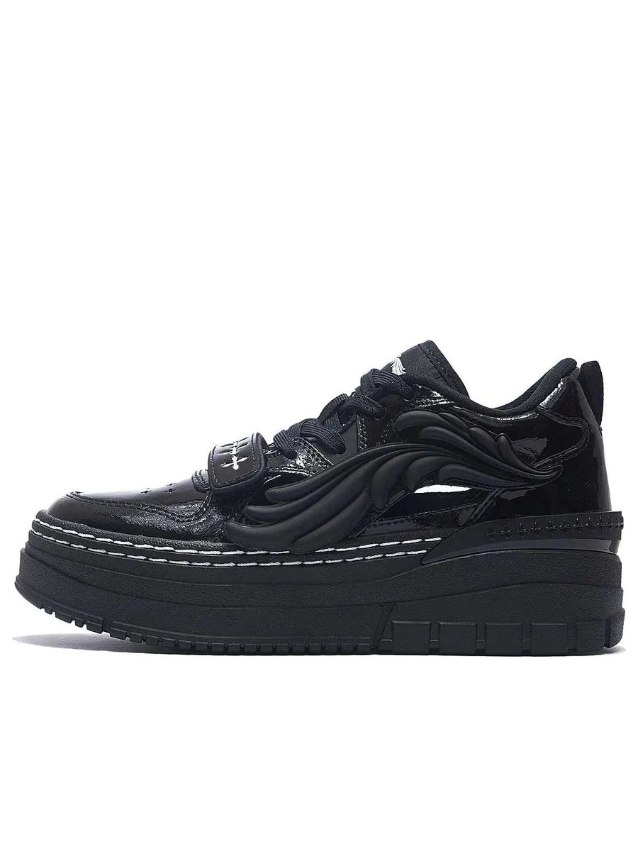 Кроссовки (WMNS) Li-Ning SMFK x WeiWu Platform 'Gothic Wings' — изображение 1 из 3, черный