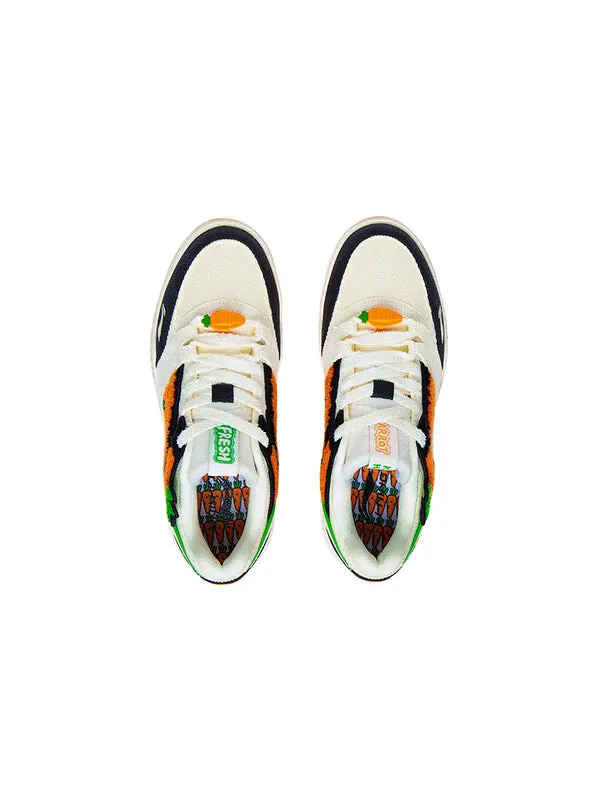 Кроссовки лунно- новогодние Li-Ning — изображение 3 из 4, белый/черный/оранжевый