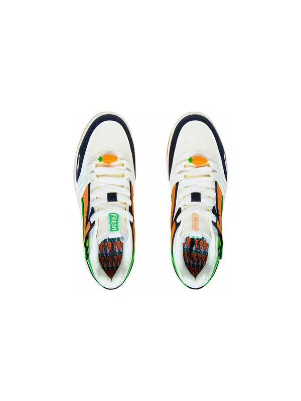 Кроссовки лунно- новогодние Li-Ning — изображение 3 из 4, белый/черный/оранжевый