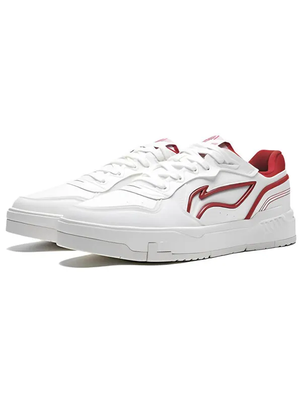 Кроссовки легкие классные повседневные туфли Li-Ning — изображение 3 из 4, белый/красный
