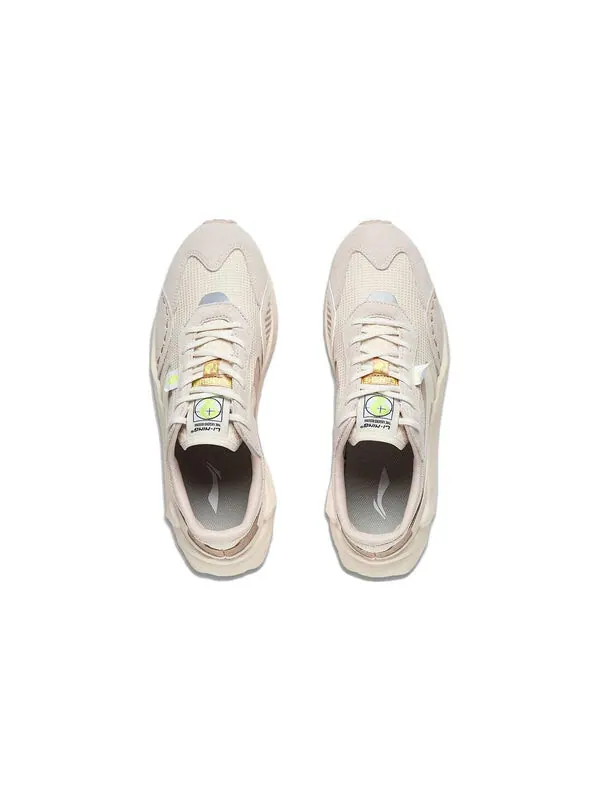 Кроссовки кроссовки для стиля жизни в стиле «космос» Li-Ning — изображение 4 из 4, белый/бежевый/розовый