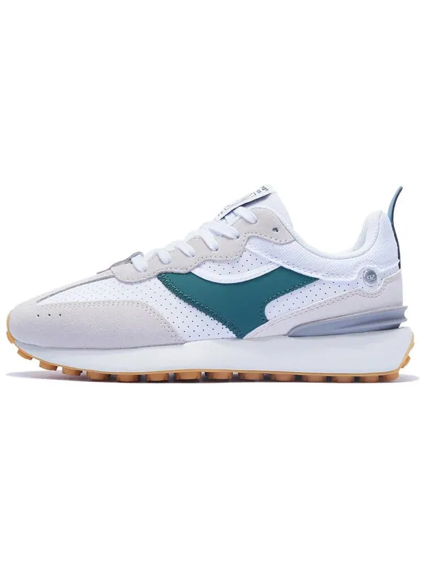 Кроссовки космос классические кроссовки ретро кроссовки для ходьбы Li-Ning — изображение 2 из 4, белый/бежевый