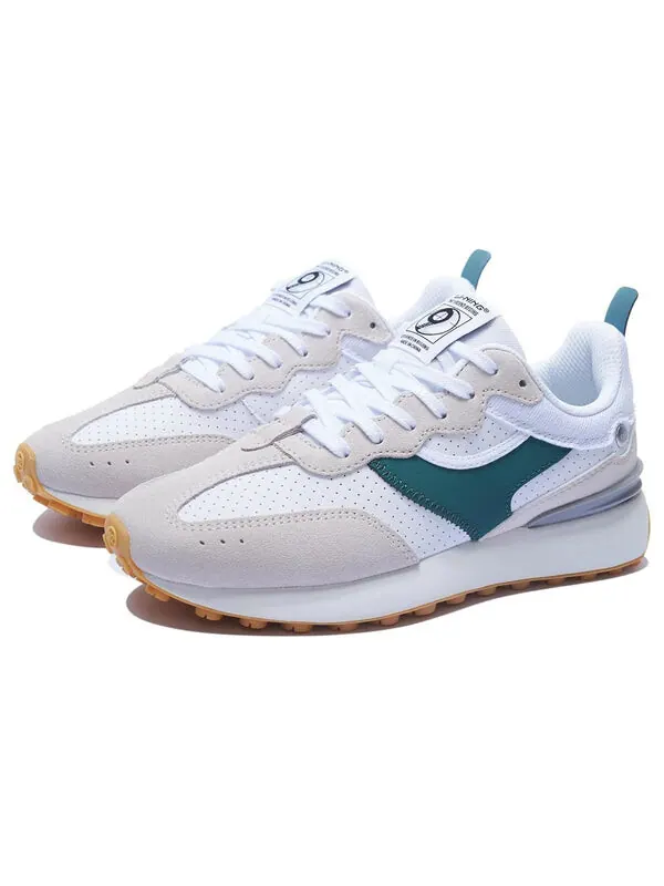 Кроссовки космос классические кроссовки ретро кроссовки для ходьбы Li-Ning — изображение 4 из 4, белый/бежевый
