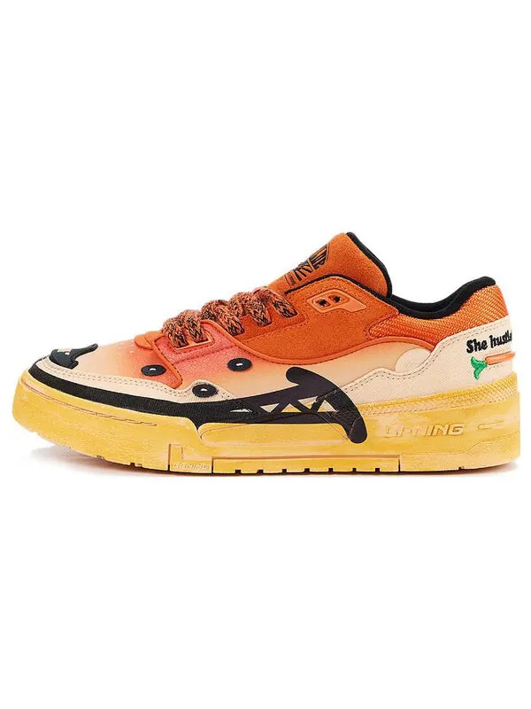 Кроссовки 001 btc x disney Li-Ning — изображение 2 из 4, оранжевый/бежевый
