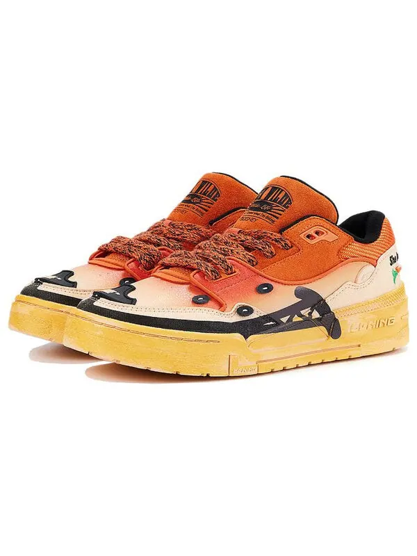 Кроссовки 001 btc x disney Li-Ning — изображение 3 из 4, оранжевый/бежевый