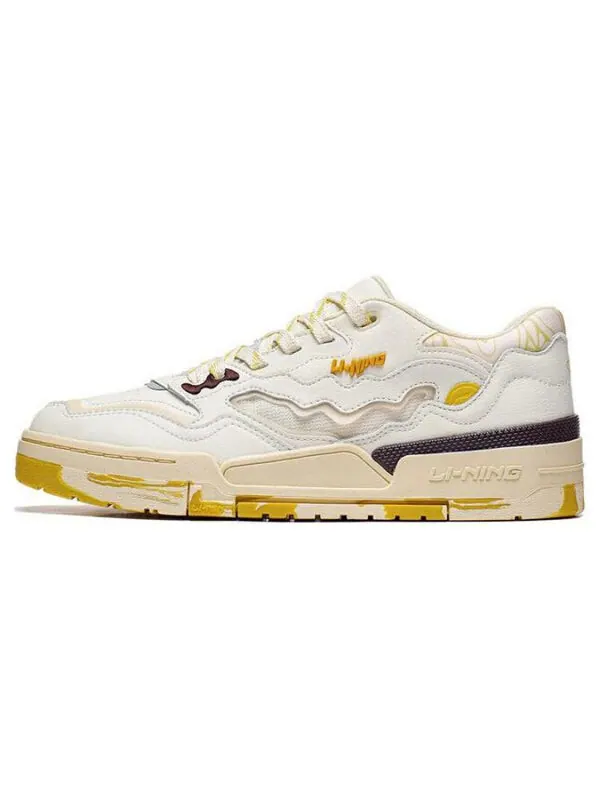 Кроссовки 001 btc prm удобная обувь Li-Ning — изображение 2 из 4, белый/желтый/черный