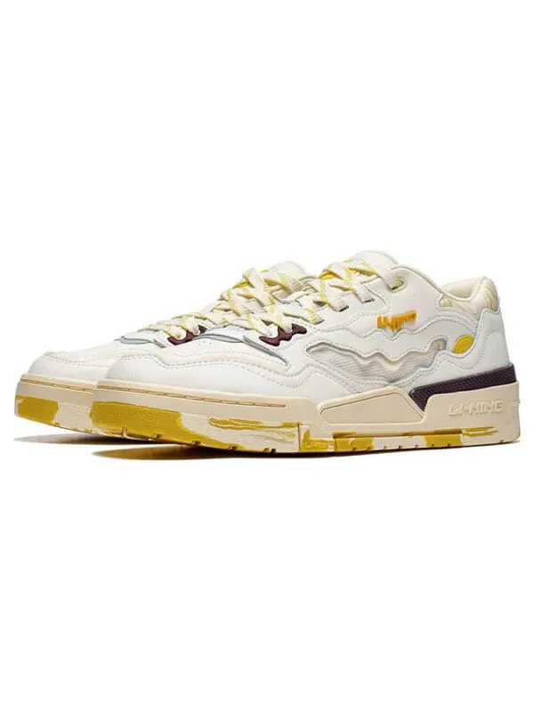 Кроссовки 001 btc prm удобная обувь Li-Ning — изображение 4 из 4, белый/желтый/черный