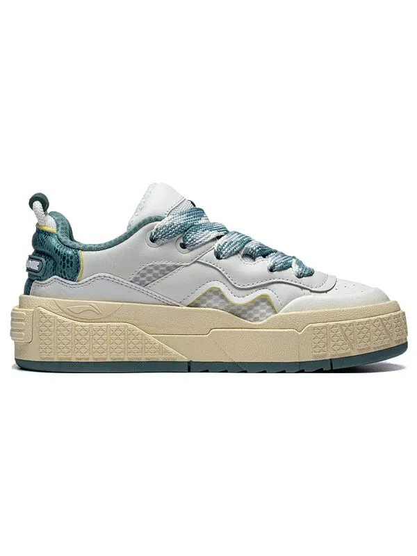 Кроссовки 001 разблокировать Li-Ning — изображение 2 из 3, белый/зеленый