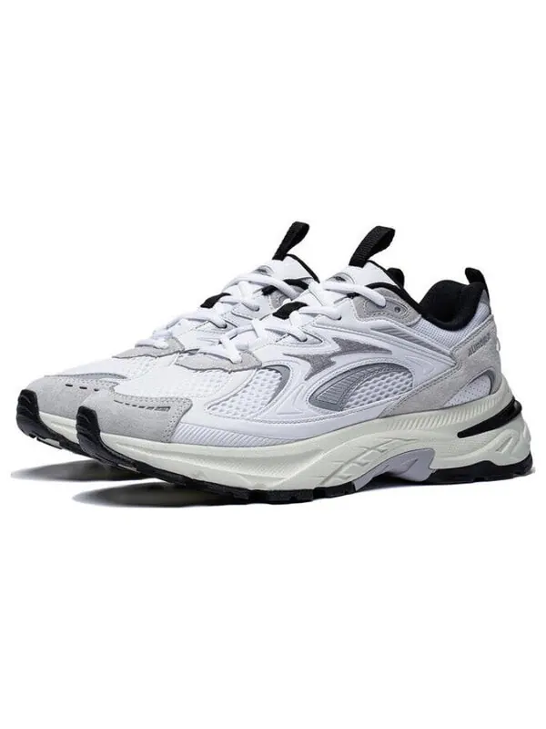 Кроссовки аврора 2к Li-Ning — изображение 3 из 4, белый/серый/бежевый
