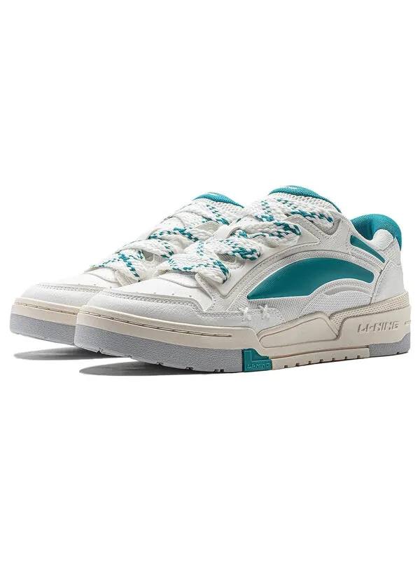 Путешествие кроссовок v2 Li-Ning — изображение 3 из 4, белый/зеленый/бежевый