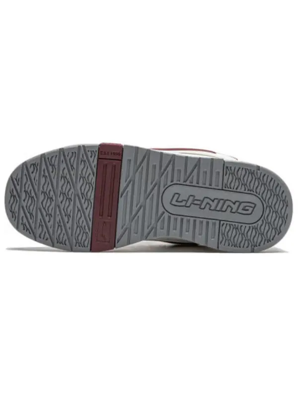 Путешествие кроссовок v2 Li-Ning — изображение 4 из 4, белый/бордовый/серый