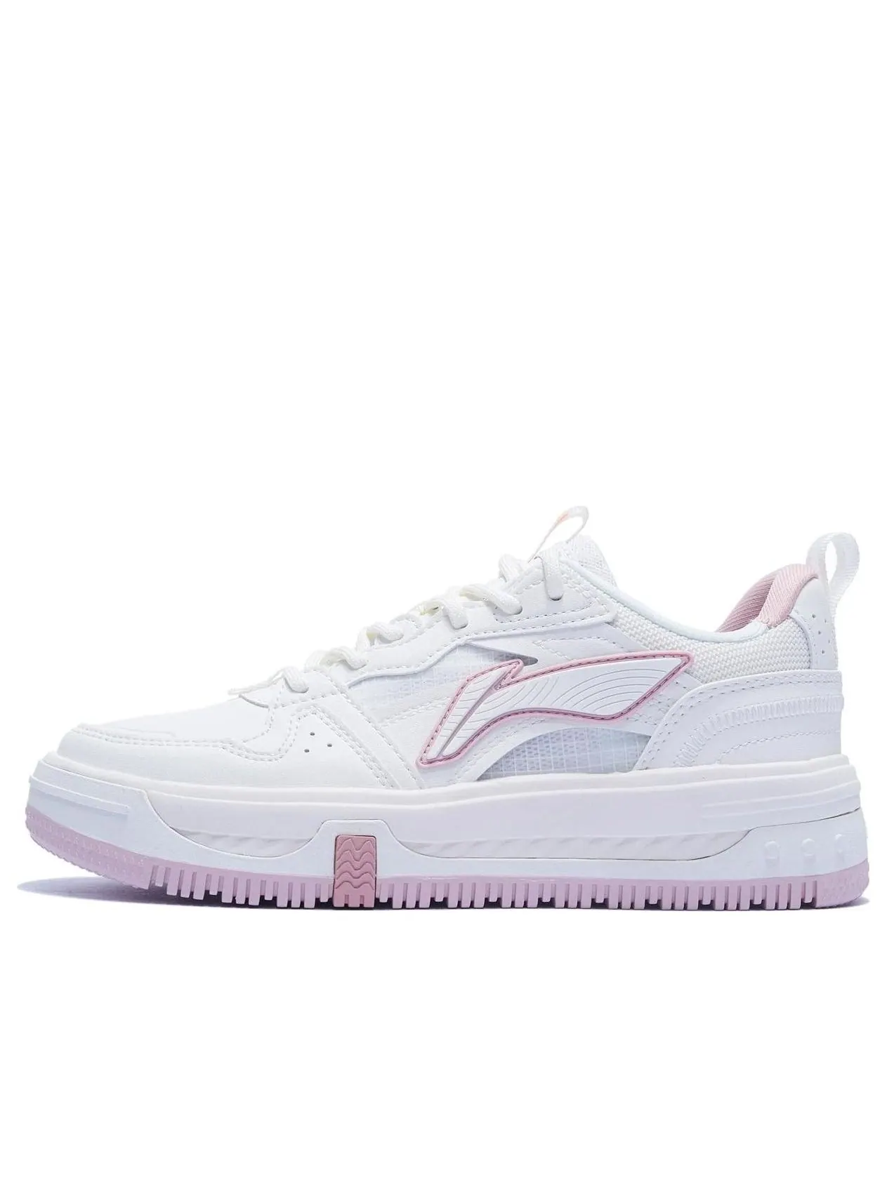 Li-Ning (WMNS) Ли-Нин Синчуань V2 «Бело-фиолетовый» — изображение 1 из 7, белый/фиолетовый