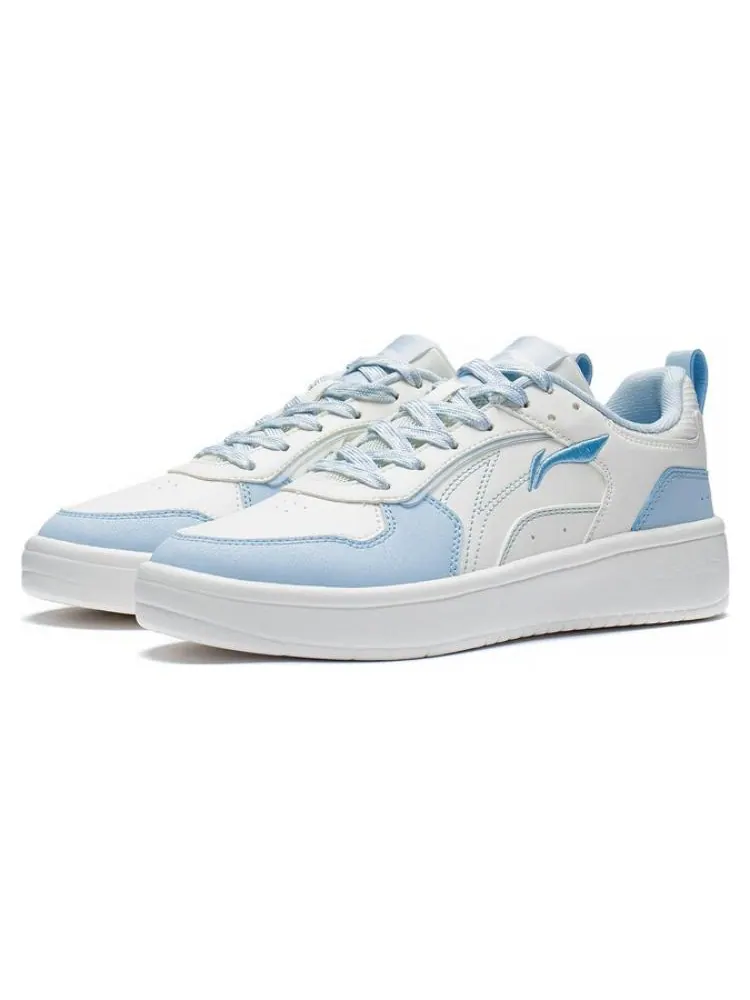 Кроссовки (WMNS) Li-Ning Xingchuan Skate Sneakers 'White Blue' — изображение 4 из 5, белый