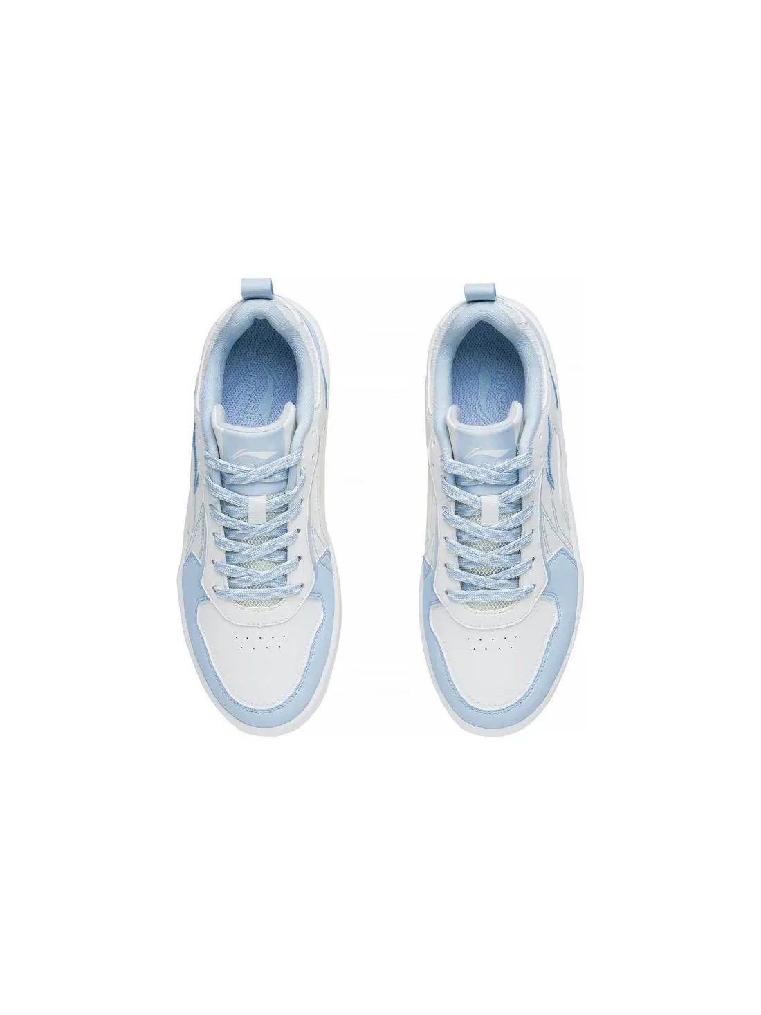 Кроссовки (WMNS) Li-Ning Xingchuan Skate Sneakers 'White Blue' — изображение 5 из 5, белый