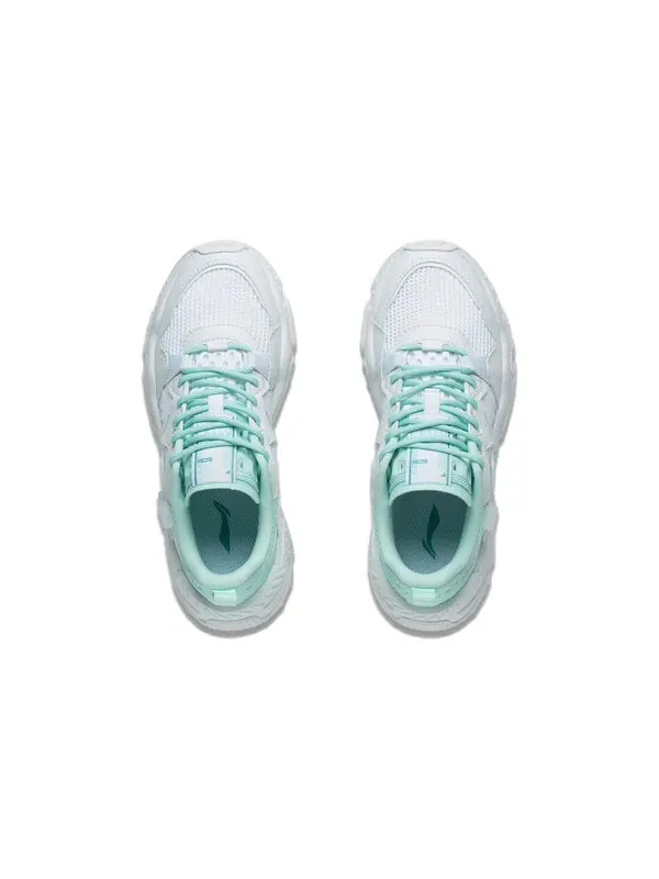 Кроссовки новые трип 3 Li-Ning — изображение 4 из 4, белый/зеленый