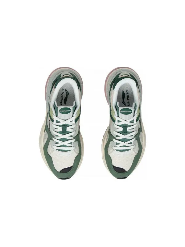 Кроссовки chengfeng спортивные кроссовки Li-Ning — изображение 4 из 4, бежевый/зеленый/розовый