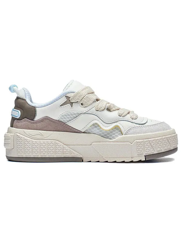 Кроссовки 001 разблокировать Li-Ning — изображение 3 из 4, белый/серый