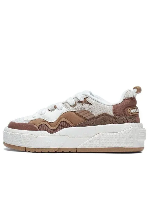 Кроссовки 001 разблокировать Li-Ning — изображение 1 из 4, белый/коричневый