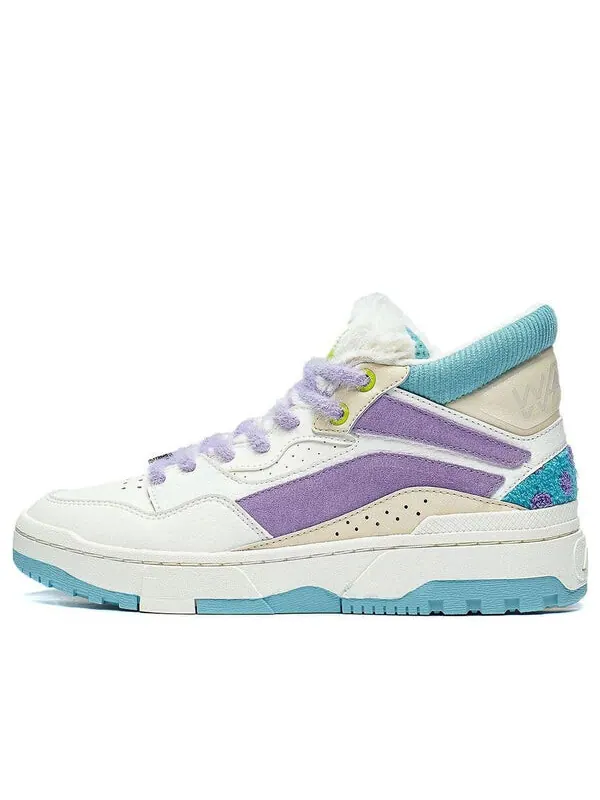 Кроссовки superwave mid x monster university Li-Ning — изображение 1 из 4, белый/синий/фиолетовый