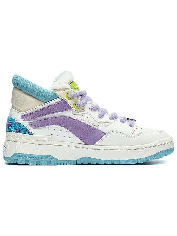 Кроссовки superwave mid x monster university Li-Ning — изображение 3 из 4, белый/синий/фиолетовый