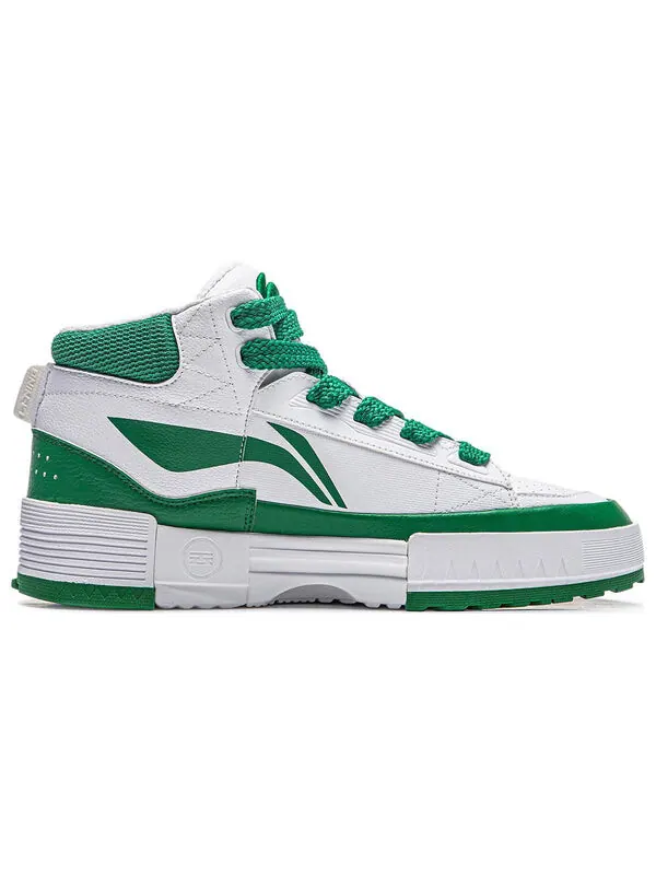 Кроссовки пробег высокий Li-Ning — изображение 2 из 4, белый/зеленый