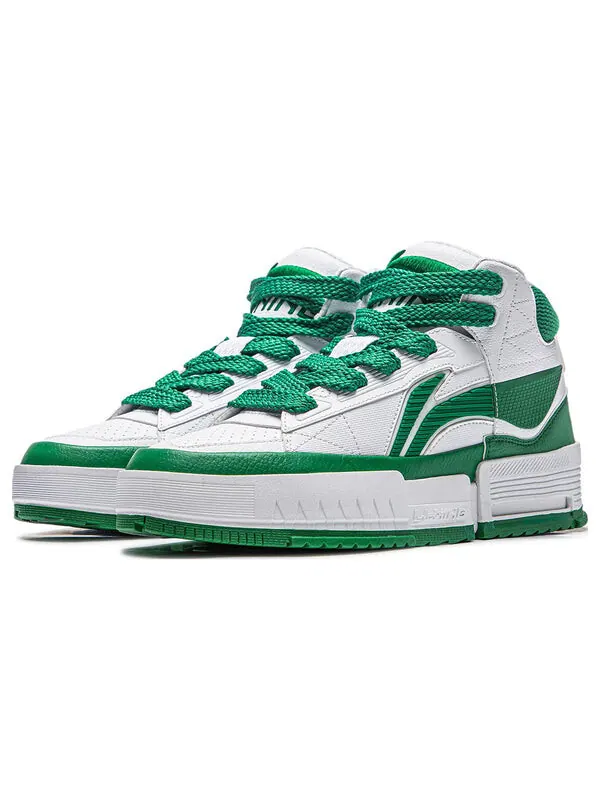 Кроссовки пробег высокий Li-Ning — изображение 3 из 4, белый/зеленый
