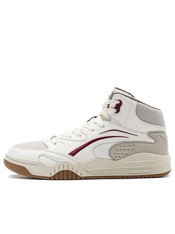 Кроссовки moyuan высокие Li-Ning — изображение 1 из 4, белый/серый/бежевый