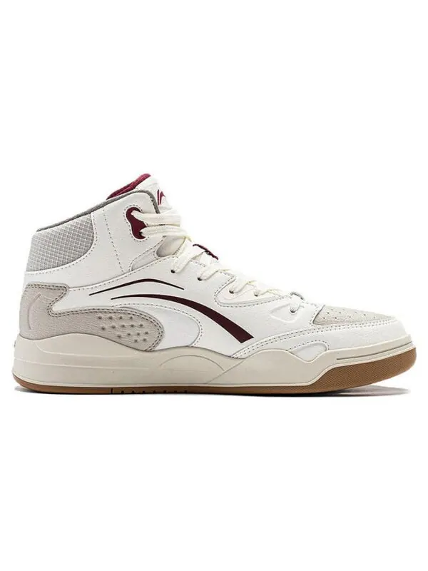 Кроссовки moyuan высокие Li-Ning — изображение 2 из 4, белый/серый/бежевый