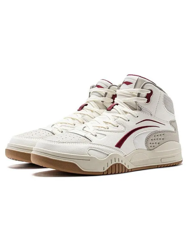 Кроссовки moyuan высокие Li-Ning — изображение 3 из 4, белый/серый/бежевый