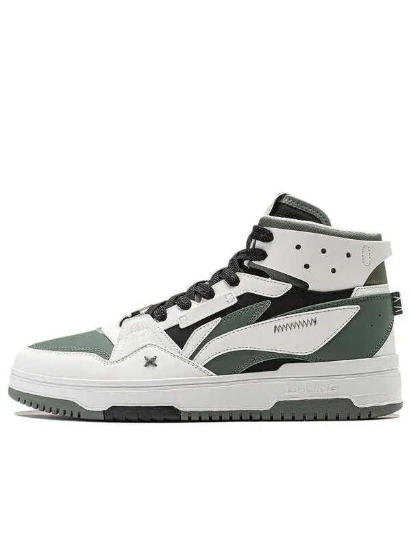 Кроссовки san yuan 2.0 высокие Li-Ning — изображение 1 из 4, зеленый/белый