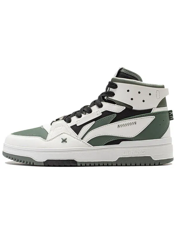 Кроссовки san yuan 2.0 высокие Li-Ning — изображение 2 из 4, зеленый/белый